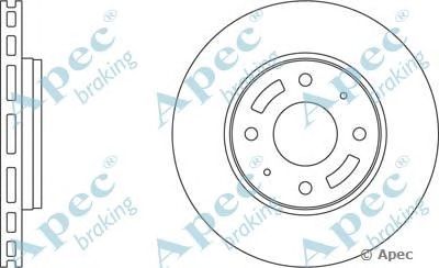 APEC BRAKING dsk799 -  Тормозной диск